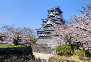 Kumamoto Castle in Kumamoto Prefecture