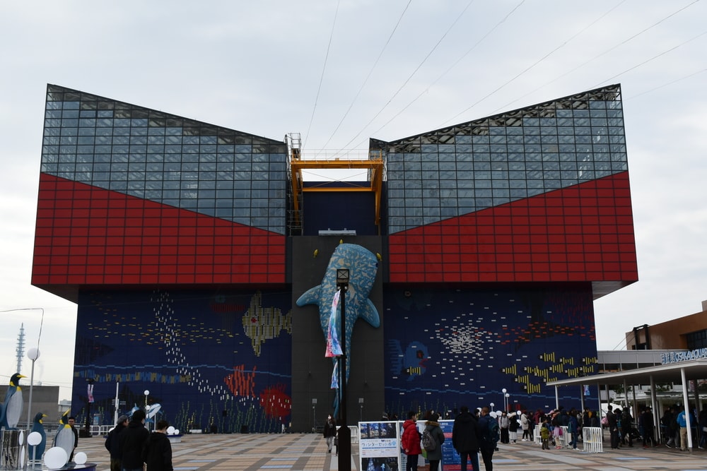 Outside view of the Osaka Aquarium Kaiyukan