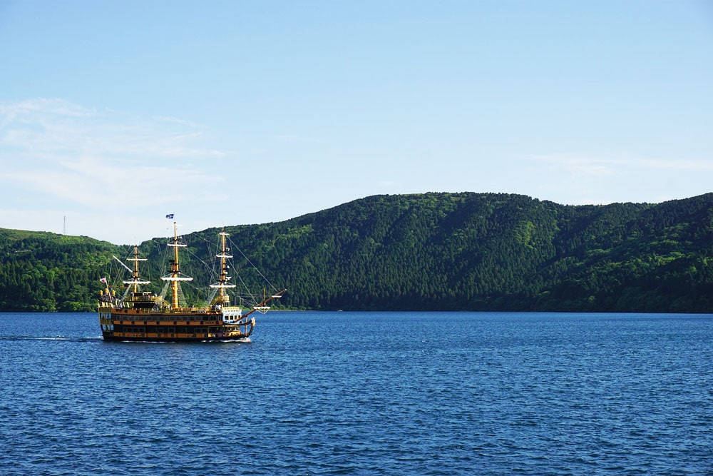 Boat on Lake Ashinoko