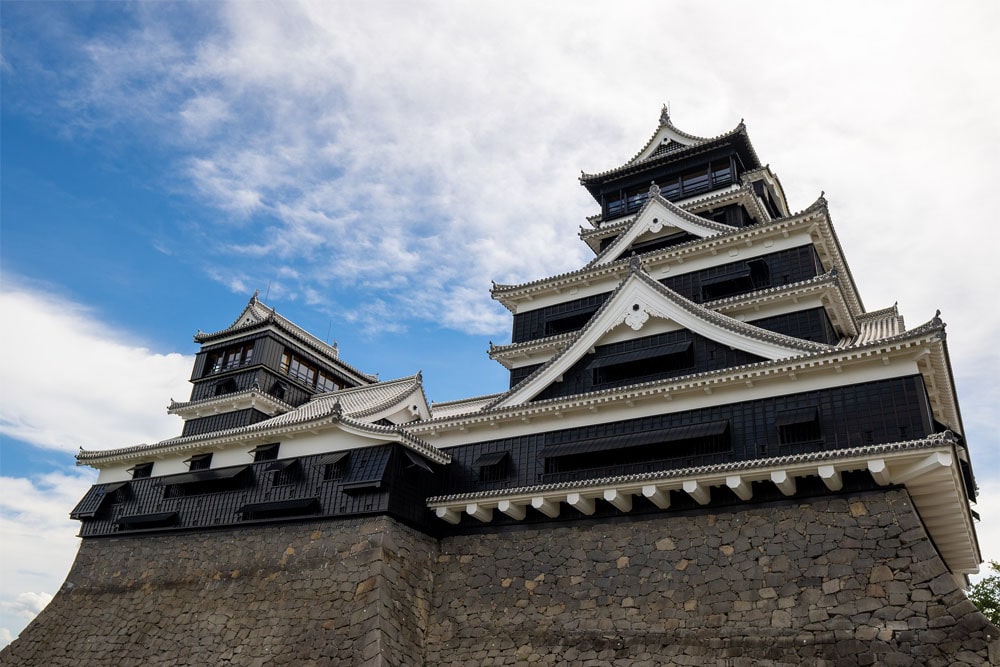 Kumamoto Castle in Kumamoto Prefecture