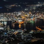 Mt. Inasayama, Nagasaki Prefecture, is one of the three night views of Japan.