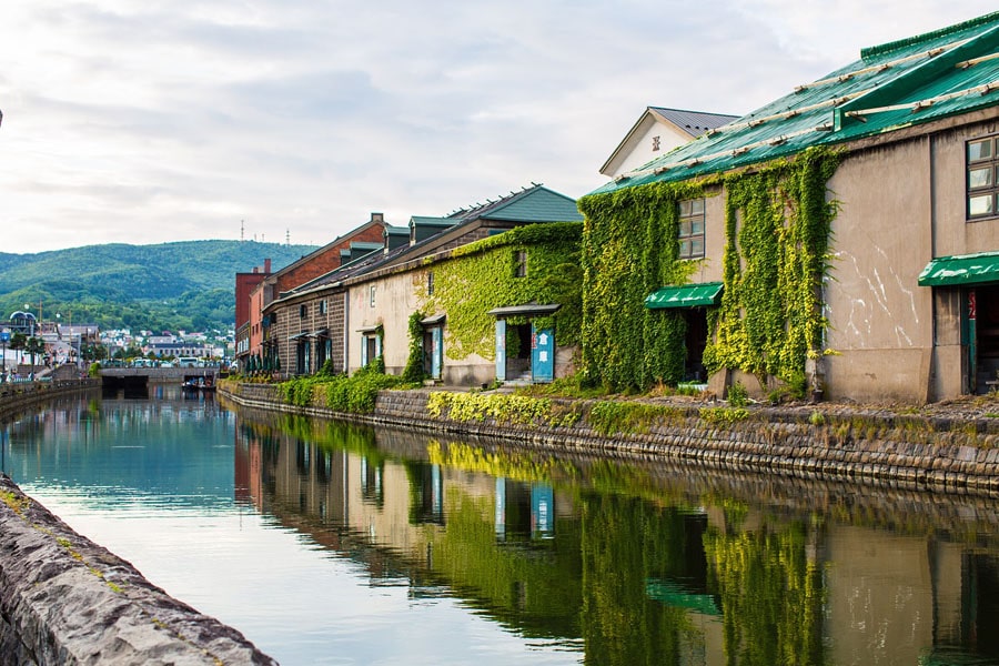 Otaru Canal in Otaru, Hokkaido