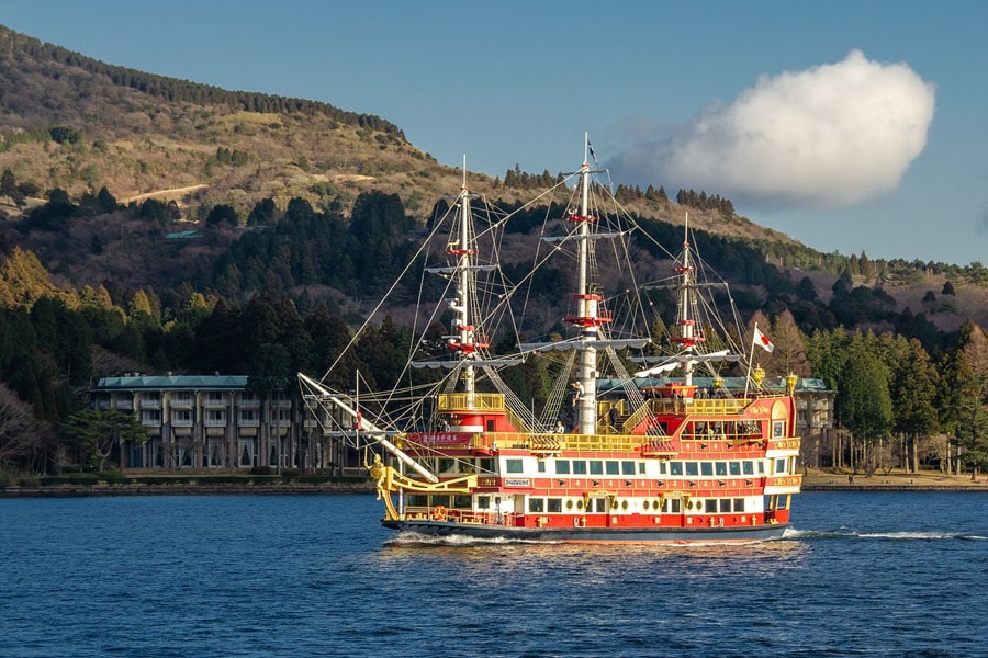 Hakone Sightseeing Cruise, Hakone Pirate Ship, Lake Ashinoko, Kanagawa Prefecture