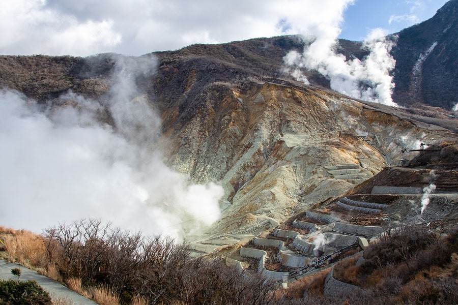 Owakudani steam vents, Owakudani Hikone