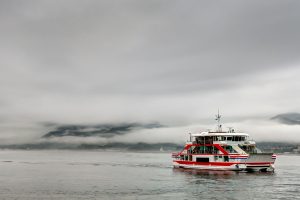 Ferry for accessing Miyajima