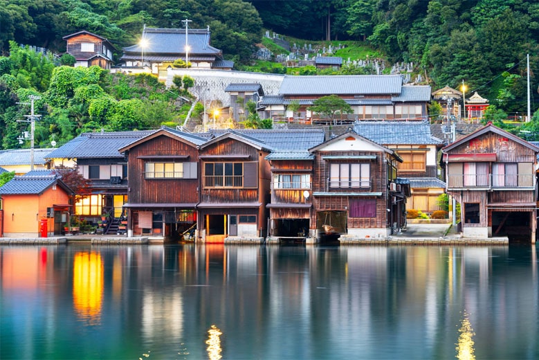 Ine Boat Houses in Kyoto Prefecture
