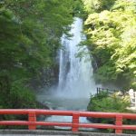 Minoh Falls after significant rain in Osaka.