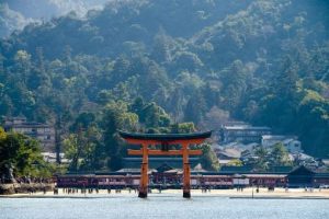 Itsukushima Shrine Torii on Miyajima, one of Hiroshima Prefectures most iconic destinations.