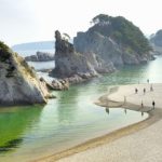 Jogodahama Beach in Iwate Prefecture is iconic beach, renowned for it's safe swimming and scenic surroundings.