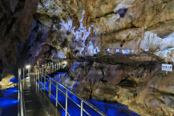 One of the first views of the Hida Great Limestone Cave