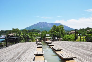 Sakurajima Volcanic Shore Park and Footbath