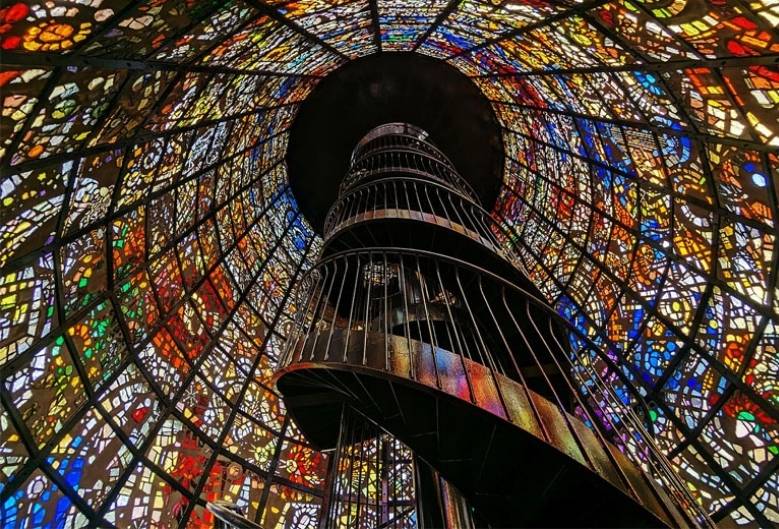 The Spiral Staircase at the Hakone Open Air Museum