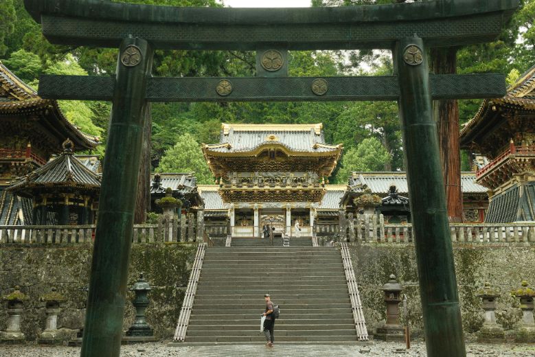 The entrance to Togoshu Shrine in Nikko, Tochigi Prefecture
