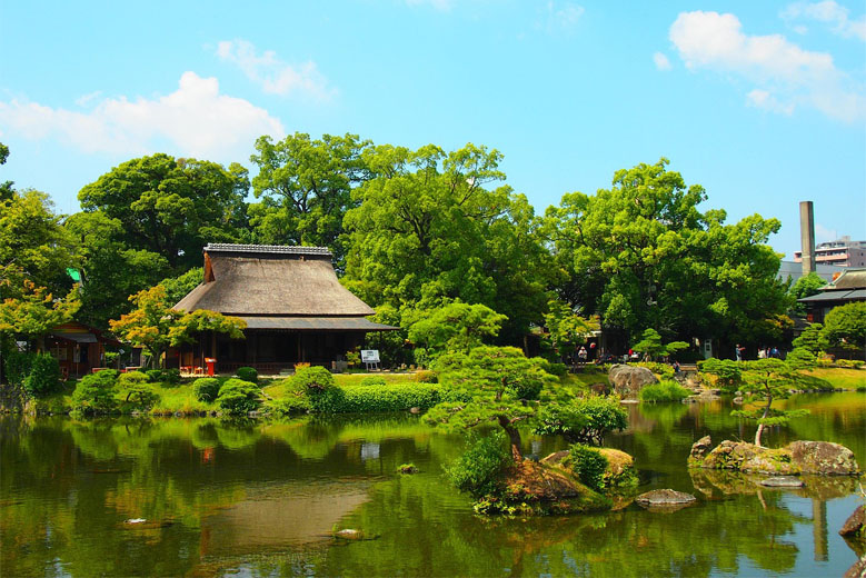 Suizenji Garden in Kumamoto Prefecture