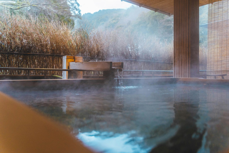 Hakone is known for their onsen