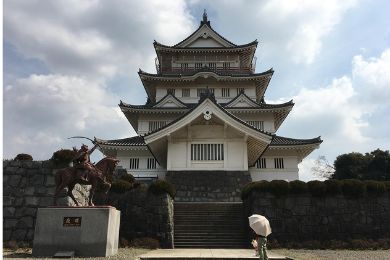 Chiba Castle, otherwise known as Inohana Castle in Chiba