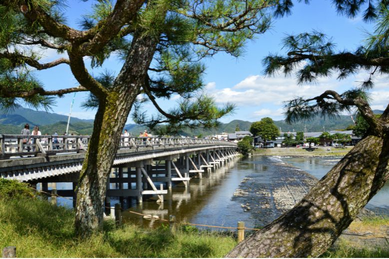 Togetsukyo Bridge spanning the Katsura River
