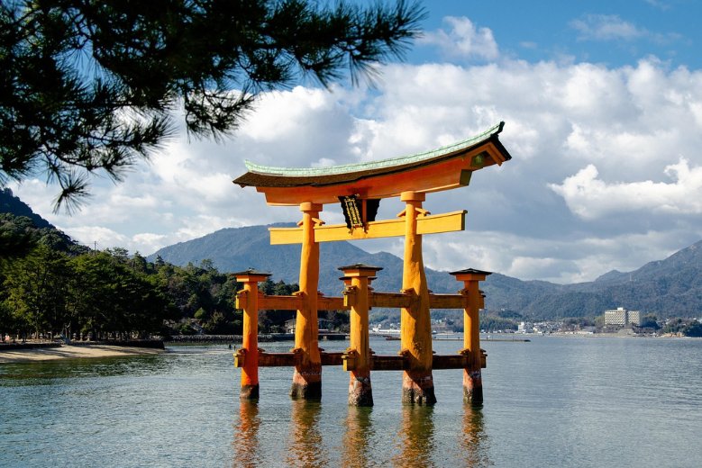 Itsukushima Shrine Torii on Miyajima, one of Hiroshima Prefectures most iconic destinations.