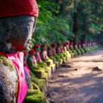 Kanmangafuchi Abyss has a collection of 70 Stone Jizo statues