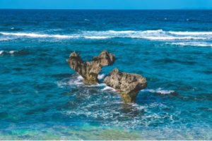 The heart rock in Okinawa