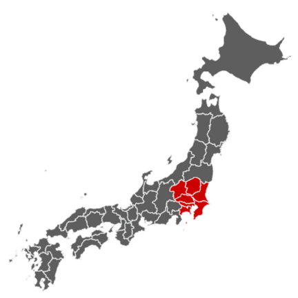 Map of Kanto