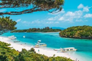 Kabira Bay on Ishigaki Island, Okinawa Prefecture