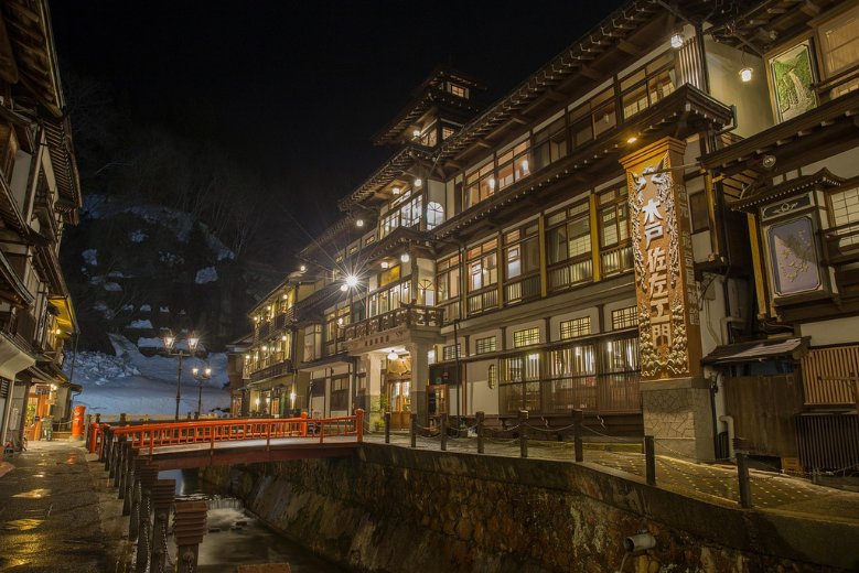 Ginzan Onsen, in Yamagata Prefecture, Tohoku Region