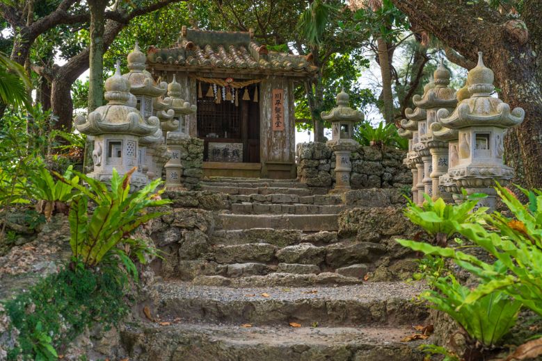 A small shrine found at Kabira Bay