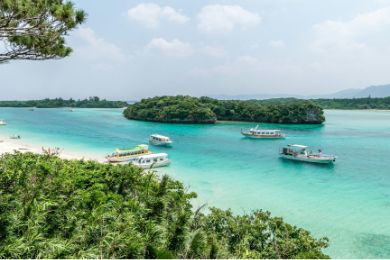 Kabira Bay on Ishigaki Island, Okinawa Prefecture