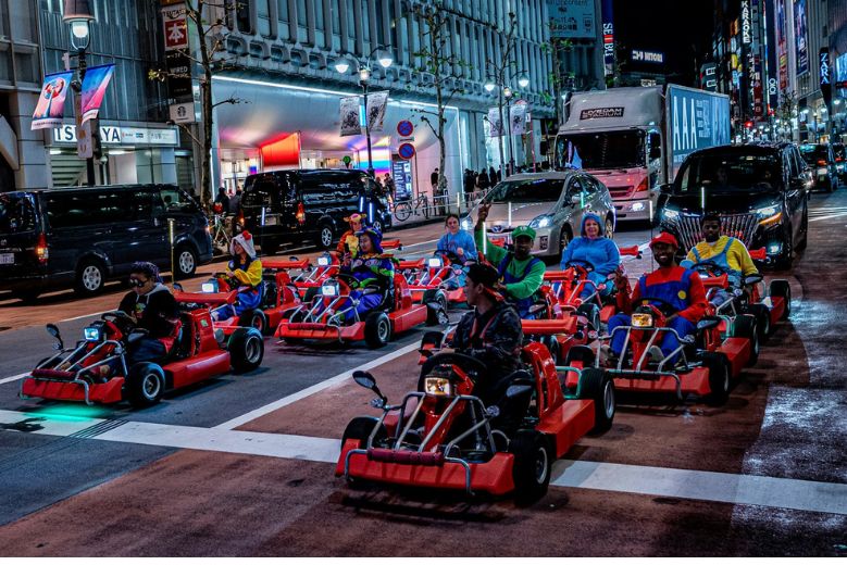 Osaka Go-Kart Tours are a great way to see the city