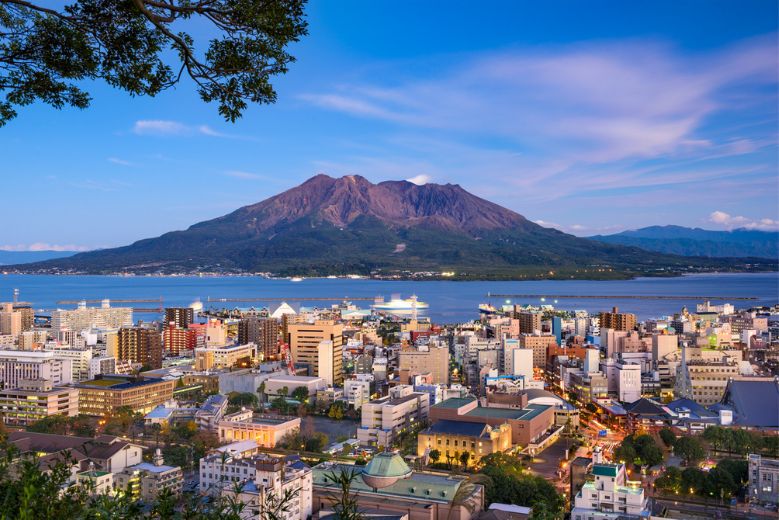 View of Sakurajima from Kagoshima
