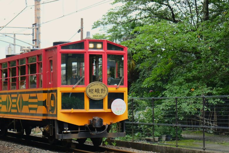 The Sagano Romantic Train in Kyoto