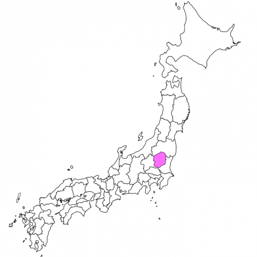 map Map outlining Tochigi Prefecture
